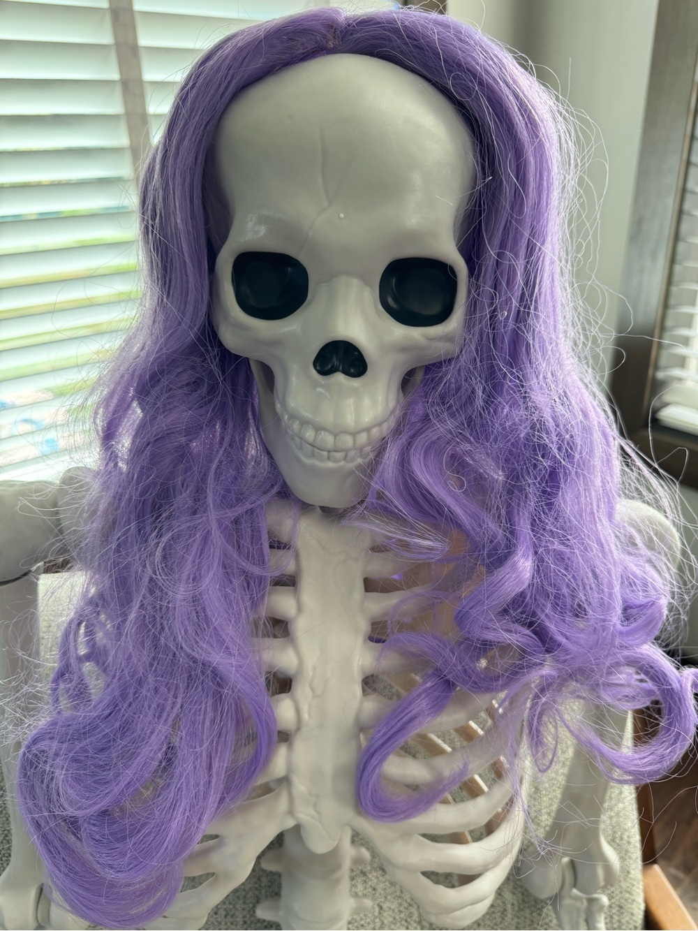 Purple Long Wavy Women’s Hair Wig - Fashionable Synthetic Hair